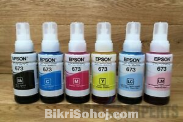 New Genuine Printer InkSet Epson 673 6Pcs Refill For L805